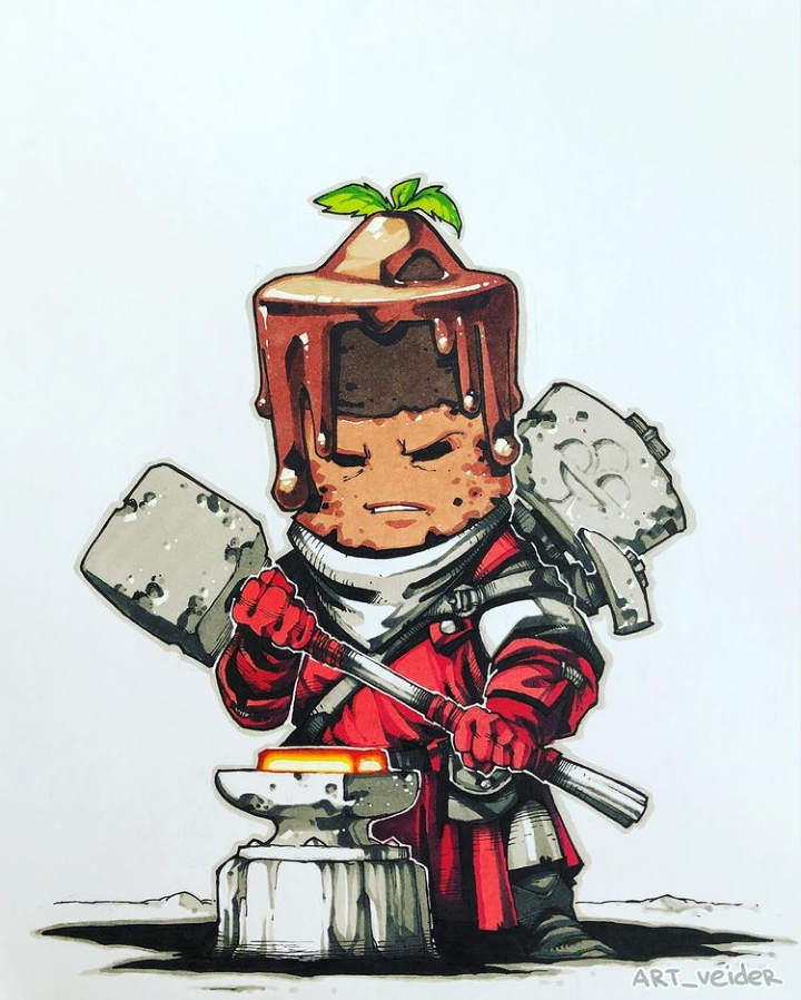 Food Fight! - Chocolate Cake Blacksmith